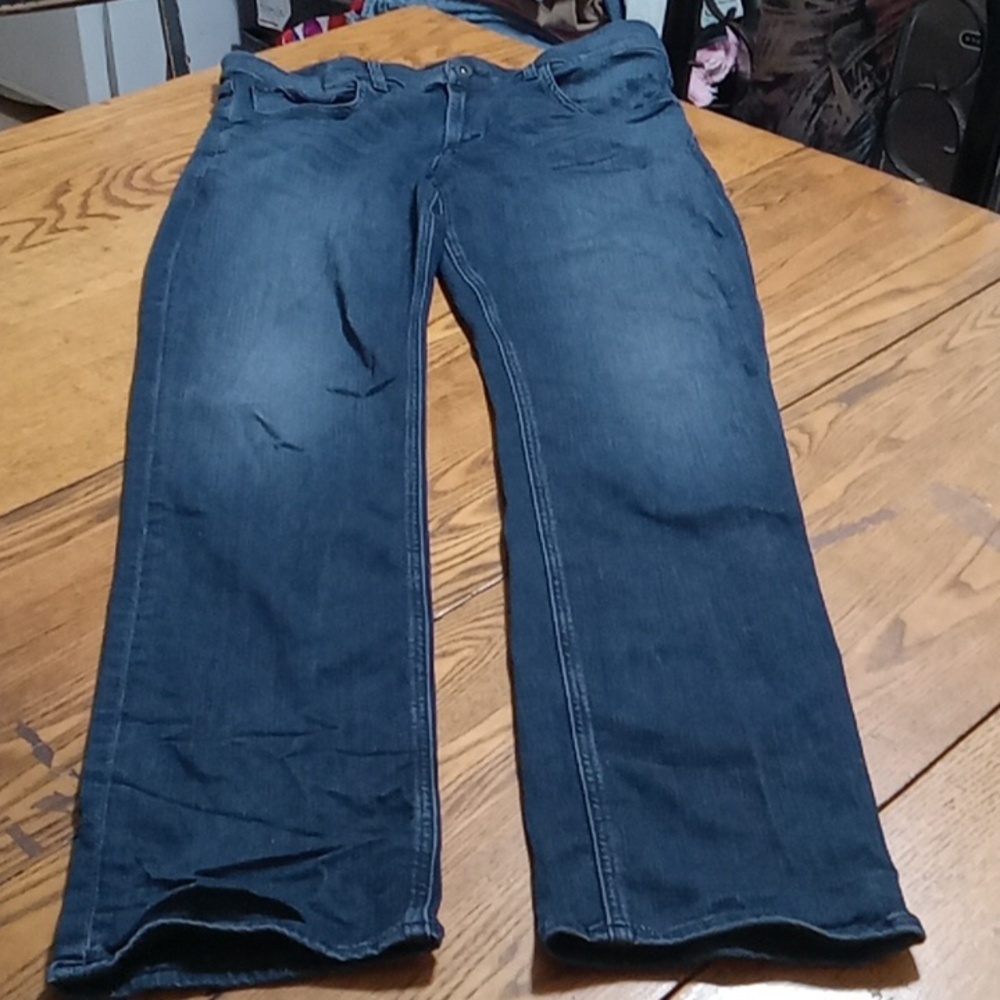 HUDSON Jeans Womens 36 BLUE DENIM PREOWNED USED Casual Work Dark Wash ?
